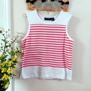 Mountain Lake Pink and White Striped Blouse